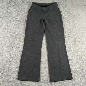 Ibex Merino Wool Wide Leg Flare Pants Women’s XS Gray Pockets Low Rise - Picture 1 of 12