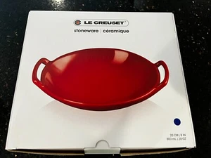 "Cobalt Blue" LE CREUSET 8" Stoneware Wok Dish Bowl NWT 28 oz Asian Cuisine - Picture 1 of 9