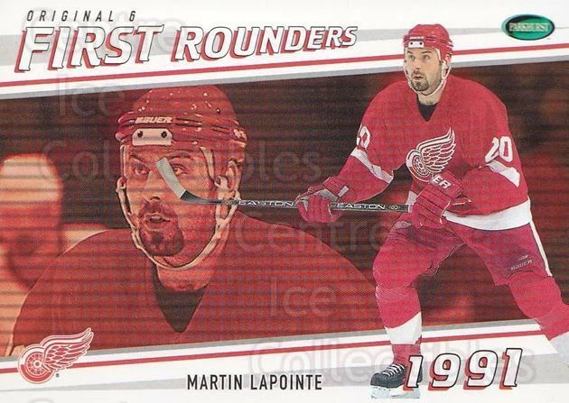 2003-04 Parkhurst Original Six Detroit Red Wings Inserts #18 Martin Lapointe - Image 1 of 1