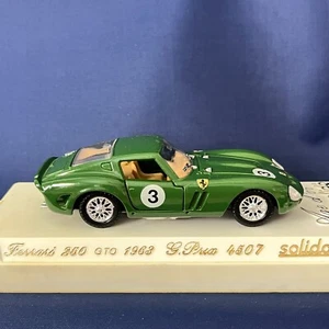 Solido Ferrari 250 GTO 1963 #4507 Vintage 1:43 Scale w/ Case France - Picture 1 of 6