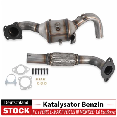 Catalizzatore Per Ford C-Max II 12-15 Focus III Grand C-Max Mondeo 1.0 EcoBoost - Immagine 1 di 4
