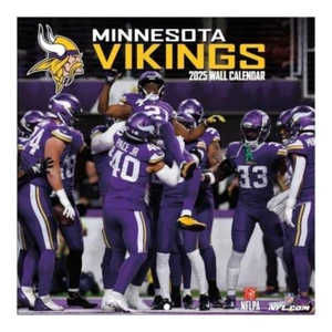 Turner Licensing, NFL Minnesota Vikings 2025 Mini Wall Calendar - Picture 1 of 4