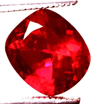 16.55 Cts. Natural Mozambique Red Ruby Cushion Shape Certified Gemstone - Image 1 of 4