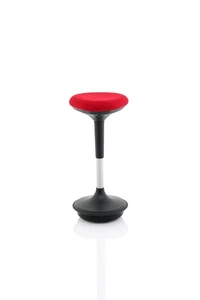 Sitall Deluxe Vistor Stool Fabric Seat Red BR000215 - Afbeelding 1 van 1