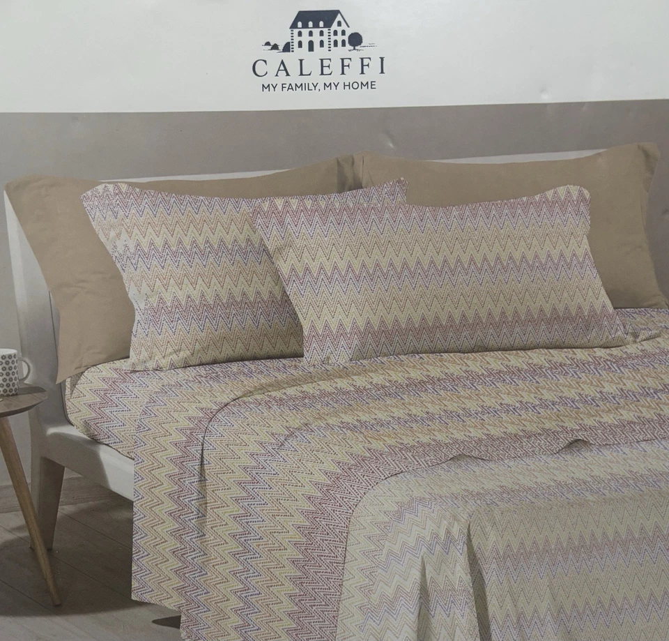 Completo lenzuola Floral 2 di Caleffi per letto Matrimoniale AB991