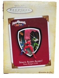 Power Rangers SPD Ornamento Sello Recuerdo De Colección Usado 2005 Coleccionista - Imagen 1 de 13