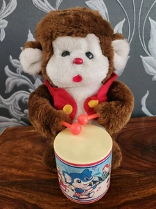 Juguete electrónico vintage Drumming Monkey Kingsonic Ltd NO FUNCIONA  - Imagen 1 de 5