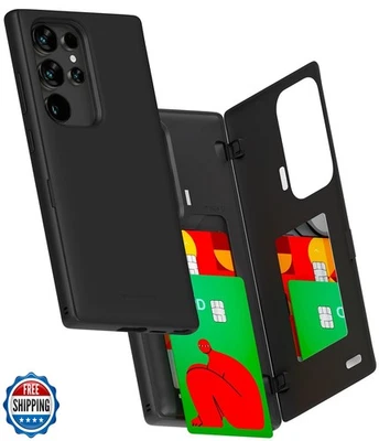 GOOSPERY Parachoques Magnético para Puerta Compatible con Funda Galaxy S24 Ultra, Tarjetero Foto 1 de 4