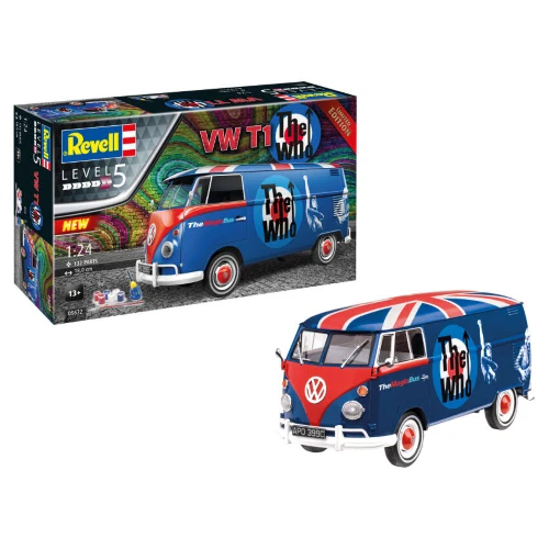 VW T1 "THE WHO" GIFT SET KIT 1:24 Revell Kit Auto Modellino Nuovo - Immagine 1 di 1
