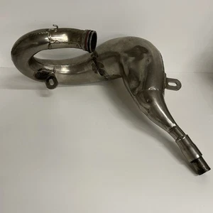 1991 KAWASAKI KX125 KX 125 EXHAUST PIPE HEADER EXPANSION CHAMBER - Picture 1 of 9