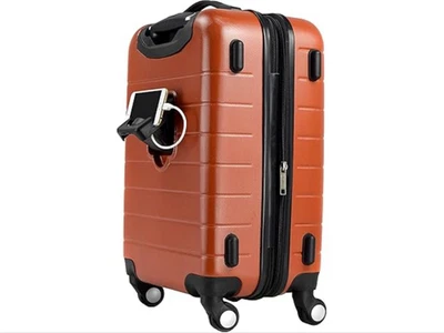 Wrangler El Dorado II 20" Equipaje de Mano Spinner USB, Taza, Soporte para Teléfono Carcasa Rígida Quemada Foto 1 de 4
