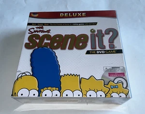 The Simpsons Deluxe Edition Scene It? DVD Board Game NEW Sealed Animated TV Show - Picture 1 of 2