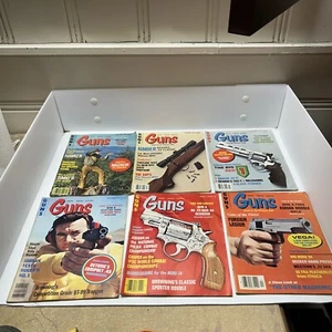 Lot Of 6 “Guns” Magazines. 1977, 1978, 1979, 1980. Hunting Shooting Adventure  - Picture 1 of 12