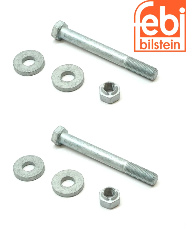x2 Kit de pernos de ajuste de brazo de control superior o inferior alemán Febi para Mercedes 00-20 Foto 1 de 1