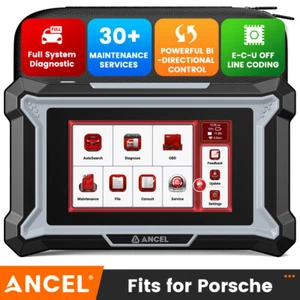 Escáner ANCEL DS160 OBD2 apto para Porsche sistema completo herramienta de escaneo bidireccional EE. UU. - Imagen 1 de 15