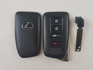 ORIGINAL LEXUS SHELL FOR SMART KEY FOB NO ELECTRONICS CASE ONLY 4-BUTTON DENSO - Foto 1 di 13