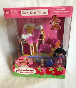 New 2003 Strawberry Shortcake Berry Cute Houses Cookie Corners Ginger Snap Set - Picture 1 of 11