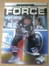 1997-98 Upper Deck Physical Force Foil Matthew Barnaby #393 Buffalo Sabres