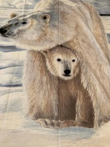NEW Polar Mama Protecting Baby 100% Cotton PANEL - Picture 1 of 3