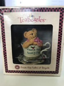 Boyds Collection Teabearies - H. B. Teabearie Thank You Beary Much #24306  - Bild 1 von 8