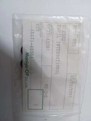 Nuevo Stock Antiguo Mamiya RB 67 Tuerca Parte # 5171 43381 Repuesto Original Foto 1 de 3