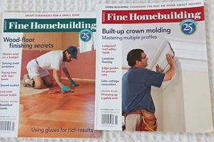 Lot of 2 Fine Woodworking Magazines November 2006 January 2007 Crown Moulding - Imagen 1 de 8
