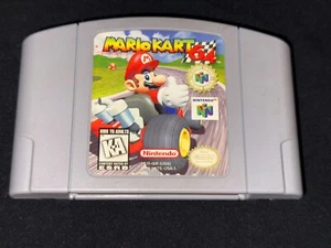 Mario Kart 64 (Nintendo 64, 1997) Cleaned / Tested / Authentic N64 - Picture 1 of 4