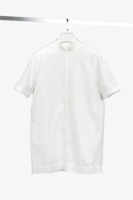 Túnica Rick Owens Cyclops 2016 gola branca manga curta, tamanho M - Imagem 1 de 4