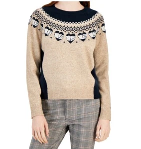 Tommy Hilfiger Damen Fair-Isle Rundhals Pullover Gr. S Neu Mit Etikett - Bild 1 von 8