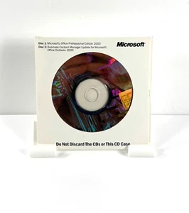 Microsoft Office Professional 2003 Install CD Full Version w Product Key License - Afbeelding 1 van 3
