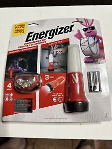 ENERGIZER Emergency Kit Combo Pack Headlamp 2-in-1 Flashlight Batteries
