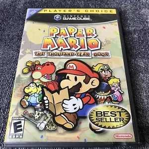 Paper Mario The Thousand Year Door Nintendo Gamecube CIB Completo En Caja Probado - Imagen 1 de 4