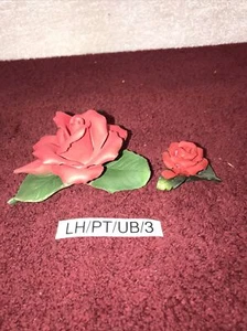 Pintores de porcelana vintage Capodimonte The Franklin Mint rojo Italia 1985 - Imagen 1 de 3