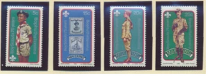 Bophuthatswana (South Africa) Stamps Scott #84-7, Mint Never Hinged, Boy Scouts - Picture 1 of 1