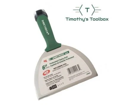 SHEETROCK TOOLS USG Sheetrock 6-Inch High Carbon Steel Taping Knife w/ Matrix Style Handle