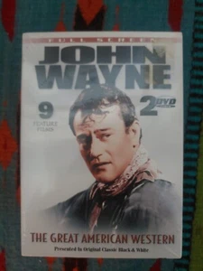 JOHN WAYNE - 9 Feature Film Movies on 2 Discs DVD NEW/SEALED - Imagen 1 de 3