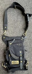 Ukoala Bag UBB Outdoor YUKON 1080 Denier Cordura Canvas-Hip/Backpack Black - Picture 1 of 16
