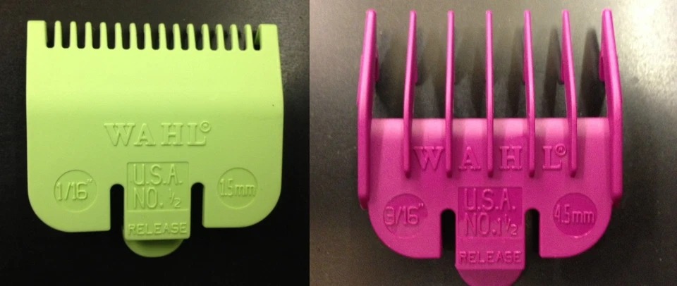 WAHL CLIPPER AUFSTECKKÄMME 0,5 (1,5mm) & 1,5 (4,5mm) 1,2,4,6,8,ODER 10 SET