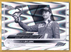 2022 Topps Chrome Formula 1 Black & White RayWave #182 Charles Leclerc DOD - Photo 1 sur 2