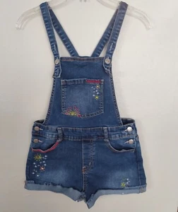 Cat & Jack Girls Shortall Ultimate Streach Embroidered Size M (7/8) - Picture 1 of 6