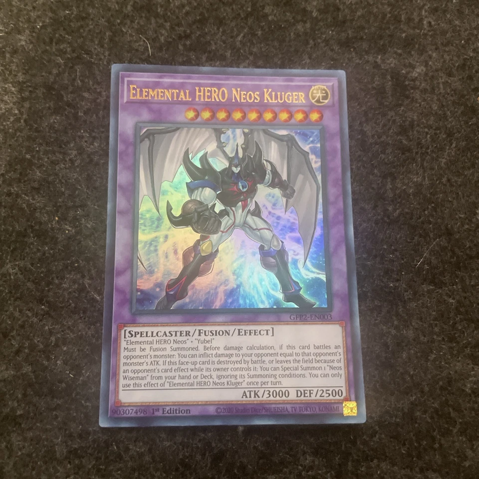 Yu-Gi-Oh! TCG Elemental HERO Neos Kluger GFP2-EN003 Ultra Rare 1st Edition NM - Image 1 of 1