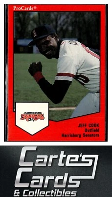 Jeff Cook 1989 ProCards Minor League Team Sets #304  Harrisburg Senators - Image 1 of 2