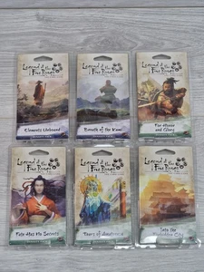 6x Legend of the Five Rings Card Game Dynasty Packs Expansion LCG FFG (C) - Picture 1 of 7