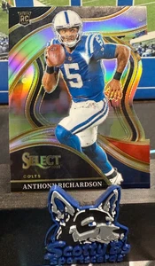 2023 Select - Club Level Anthony Richardson #297 Silver Prizm Die-Cut (RC) - Picture 1 of 2