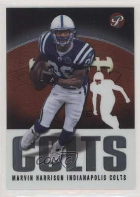 2003 Topps Pristine Marvin Harrison #21 HOF - Image 1 of 2