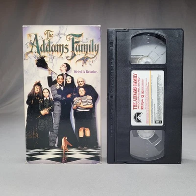Vintage Addams Family 1991 VHS Tape PG-13 102 Min Paramount McDonalds Promo - Image 1 of 4