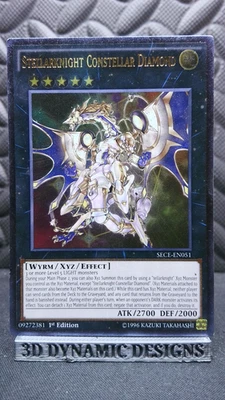 | Yugioh Stellarknight Constellar Diamond SECE-EN051 Ultimate Rare VLP 🔥 | - Image 1 of 2