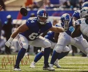 Mark Glowinski Signed 8x10 Photo! NEW YORK GIANTS NYG INDIANAPOLIS COLTS W/COA - Picture 1 of 2