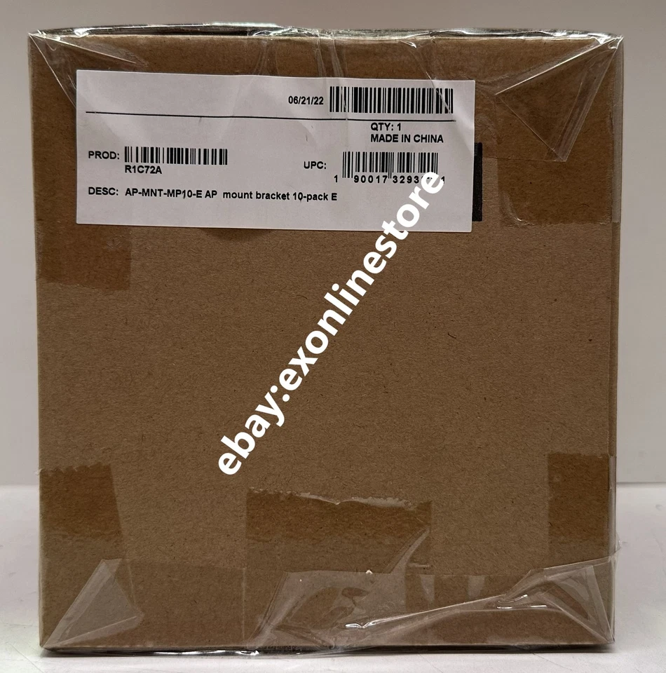 R1C72A - HPE Aruba Networking AP‑MNT‑MP10‑E Campus AP 10‑Pack Wall‑box Mount Bra - Image 1 of 1