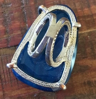 Anel de coquetel declaração tela verde Kendra Scott tamanho 6 - Imagem 1 de 4